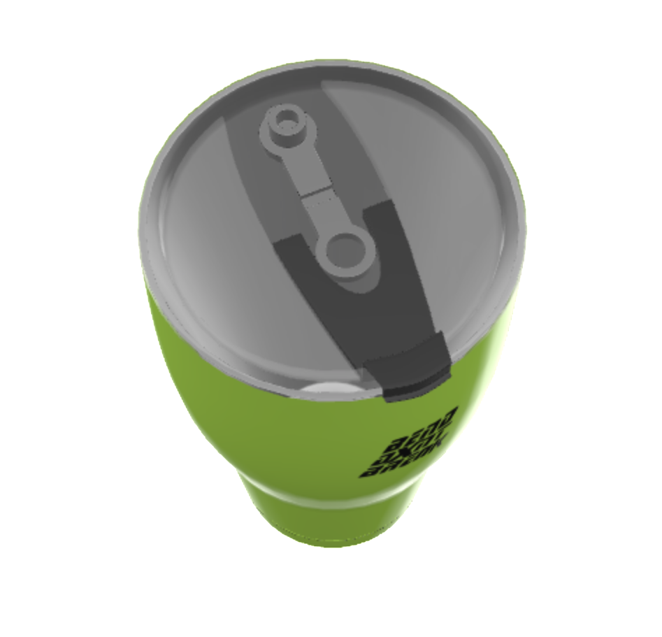 Tumbler with twinkle surface 20oz