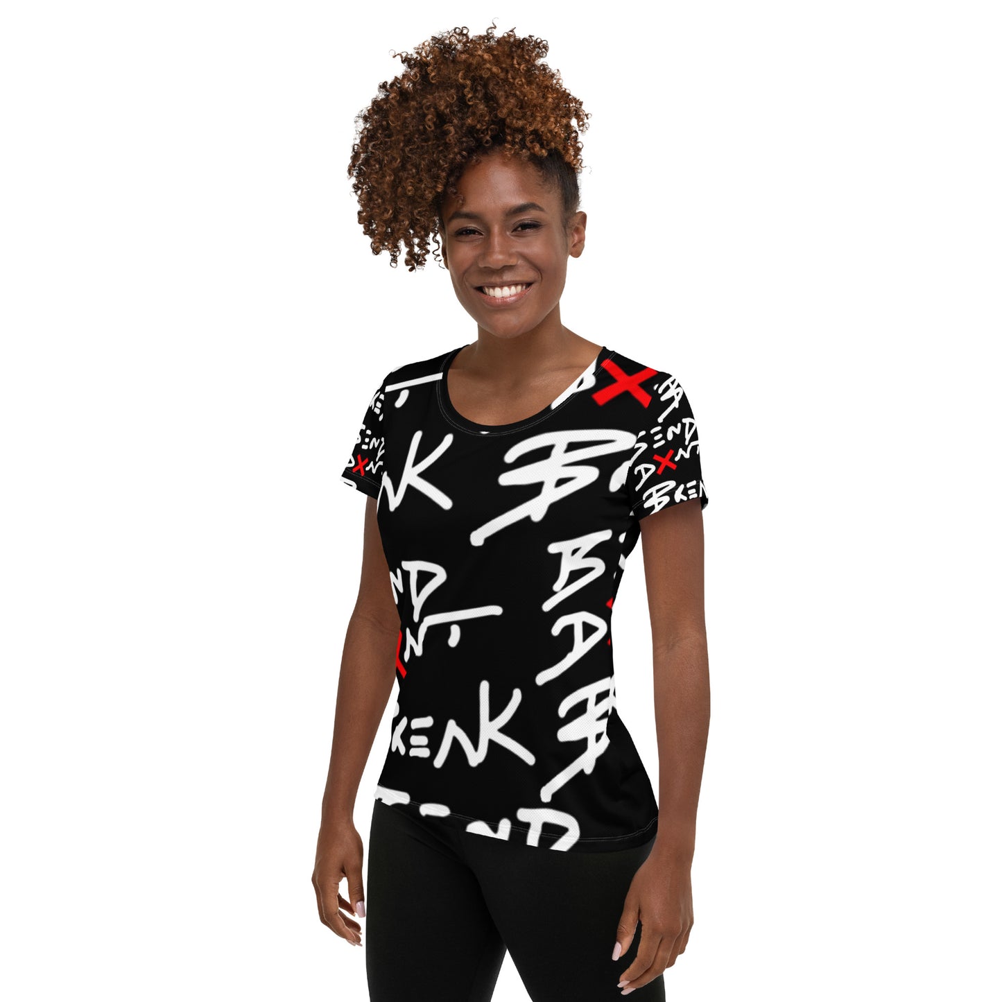 All-Over Print Women's Athletic T-shirt