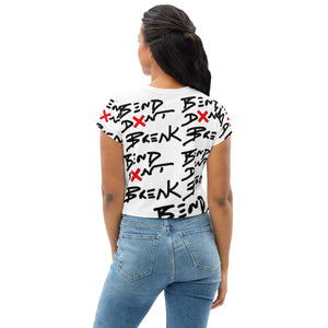 All-Over Print Crop Top