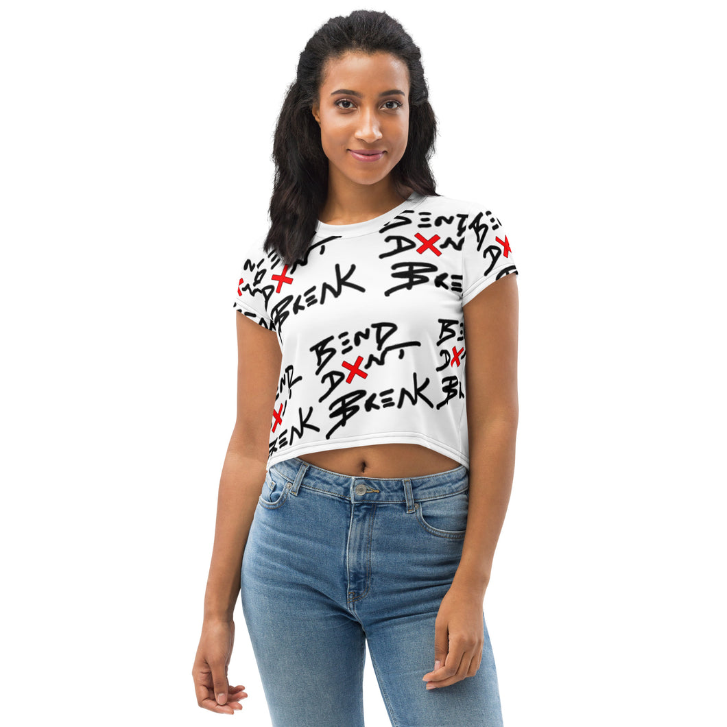 All-Over Print Crop Top