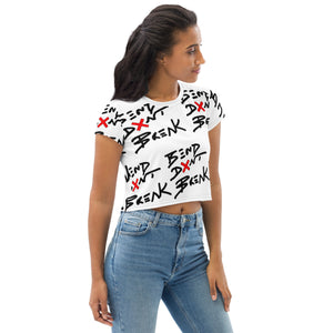 All-Over Print Crop Top